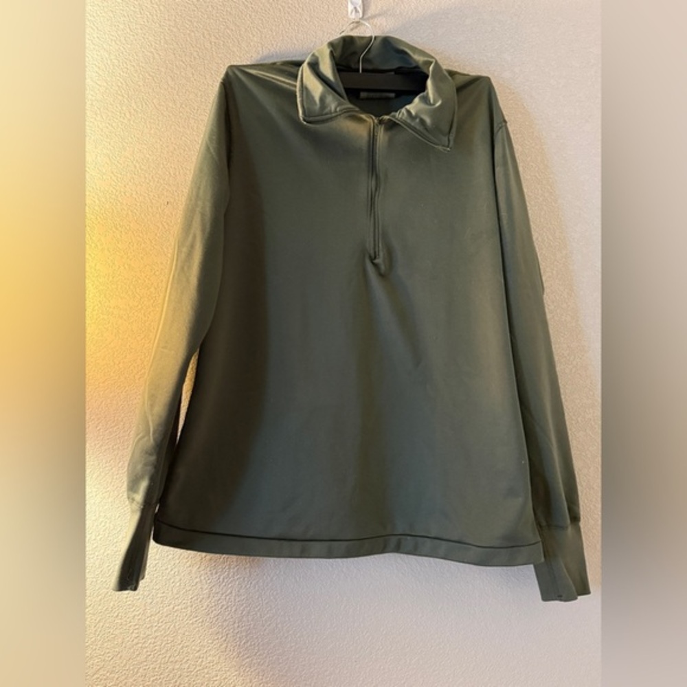 Military Grade Olive Green Long Sleeve Pullover